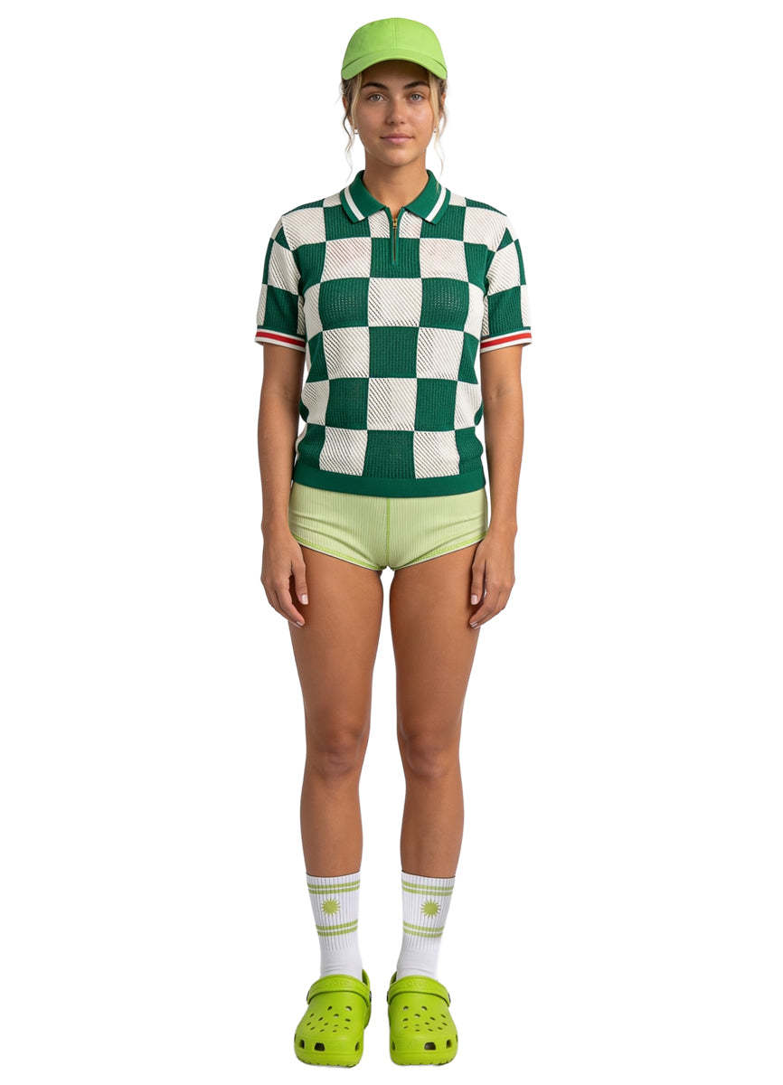 Foto de Guacamole Gingham Medea Shirt by Maaji - Camisas - Ropa de Playa