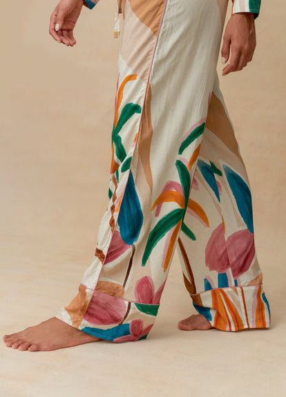 Thumbnail - Maaji Almond Bay Dandelion Long Sleeve Pant Set - 4