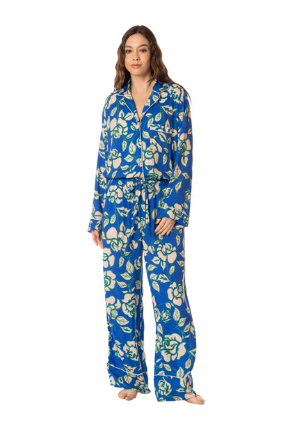 Thumbnail - Foto de Blue Dandelion Long Sleeve Pant Set by Maaji - Pantalones - Pijamas - 4