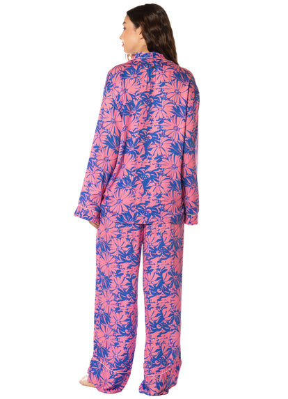  Maaji Blue Dandelion Sets Long Sleeve Pant Set