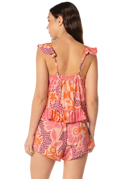 Thumbnail - Foto de Pink Serenity Short Sleeve Short Set by Maaji - Pijamas - 2
