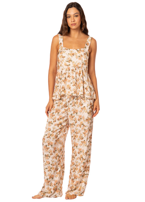 Main image -  Foto de Owl Cannoli Cream Sleeveless Pant Set by Maaji - Pantalones - Pijamas