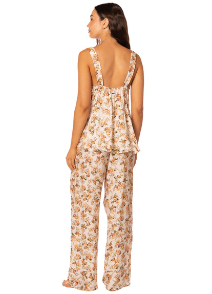Thumbnail - Foto de Owl Cannoli Cream Sleeveless Pant Set by Maaji - Pantalones - Pijamas - 2