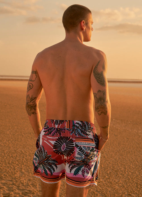 Hover image -  Maaji Eclectic Palms Sailor Sporty Shorts