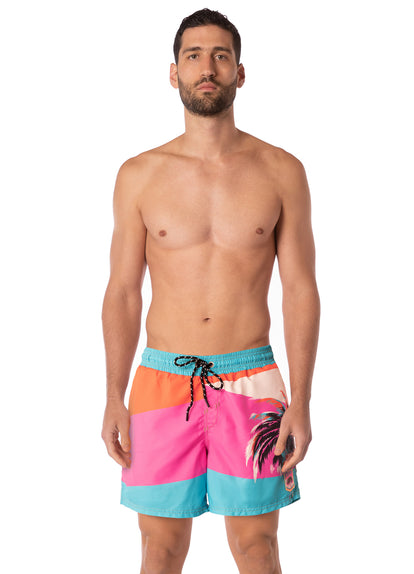 Thumbnail - Maaji Electric Sunrise Sailor Sporty Shorts - 1