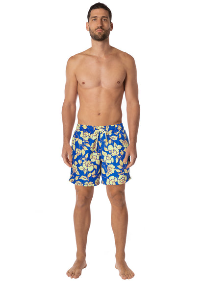 Thumbnail - Maaji Cobalt Flora Sailor Men Tunks  - 1
