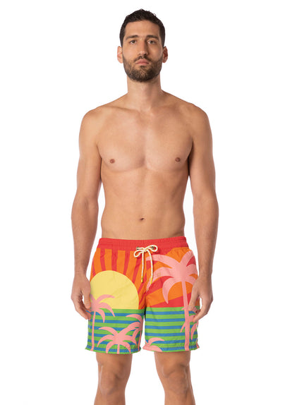 Thumbnail - Foto de Jungle Sway Sailor Sporty Shorts by Maaji - Pantalonetas - Hombres - 1