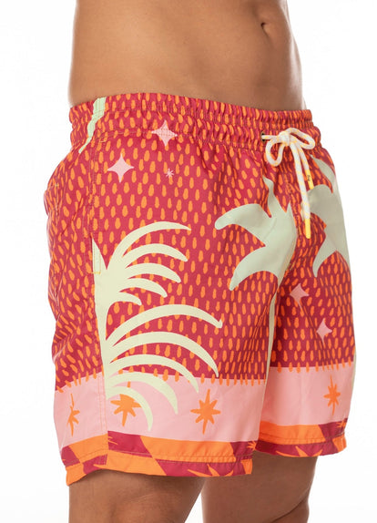 Thumbnail - Foto de Funky Palms Sailor Sporty Shorts by Maaji - Pantalonetas - Hombres - 5