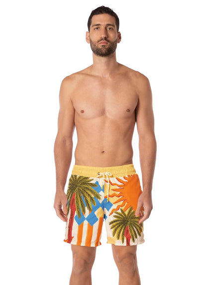Thumbnail - Foto de Beach Static Sailor Sporty Shorts by Maaji - Pantalonetas - Hombres - 1