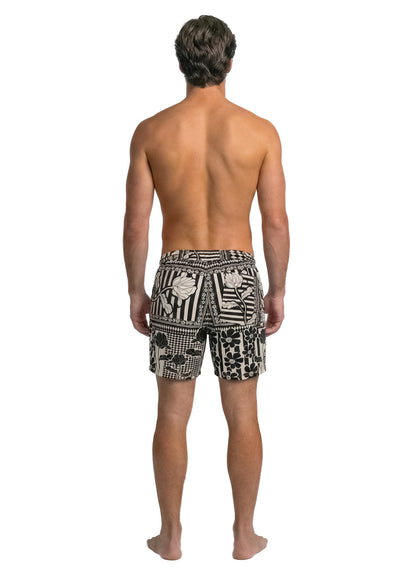  Foto de Celestial Patchwork Sailor Sporty Shorts by Maaji - Pantalonetas - Hombres