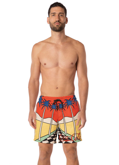 Thumbnail - Foto de Sunset Fizz Sailor Sporty Shorts by Maaji - Pantalonetas - Hombres - 1