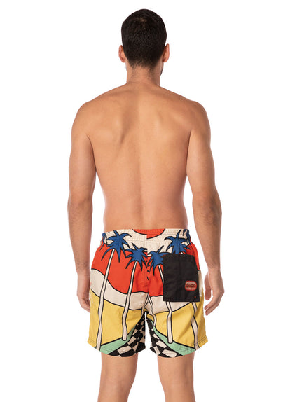 Thumbnail - Foto de Sunset Fizz Sailor Sporty Shorts by Maaji - Pantalonetas - Hombres - 2