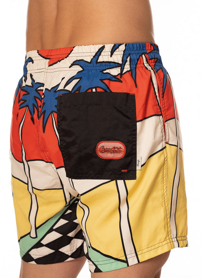 Thumbnail - Foto de Sunset Fizz Sailor Sporty Shorts by Maaji - Pantalonetas - Hombres - 5