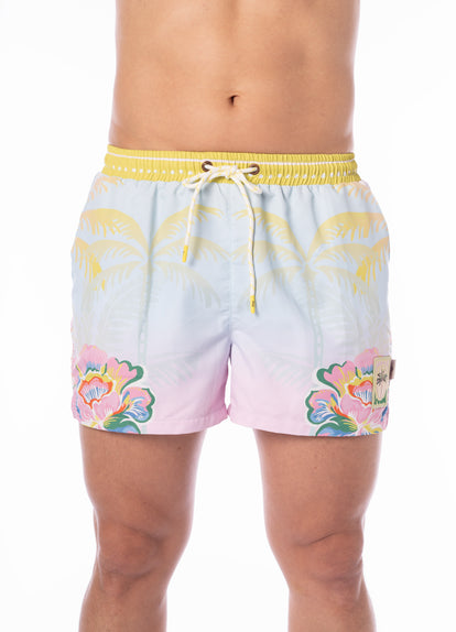 Thumbnail - Maaji Mint Sunset Sand Unisex Shorts - 6