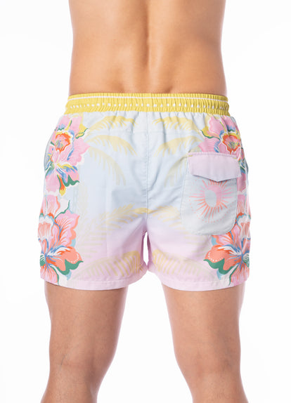 Thumbnail - Maaji Mint Sunset Sand Unisex Shorts - 7