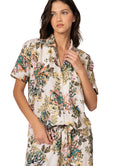 Maaji Jacobean Kameli Sets Short Sleeve Pant Set