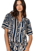 Maaji Tropical Baroque Kameli Sets Short Sleeve Pant Set