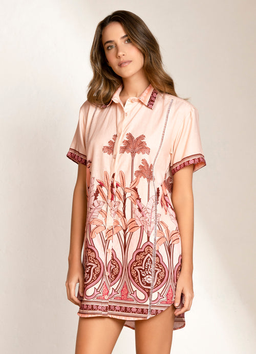 Alternative image -  Maaji Pink Parrot Kiwi Long Shirt