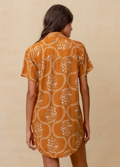  Foto de Caramel Damask Kiwi Long Shirt by Maaji - Camisas Largas - Pijamas