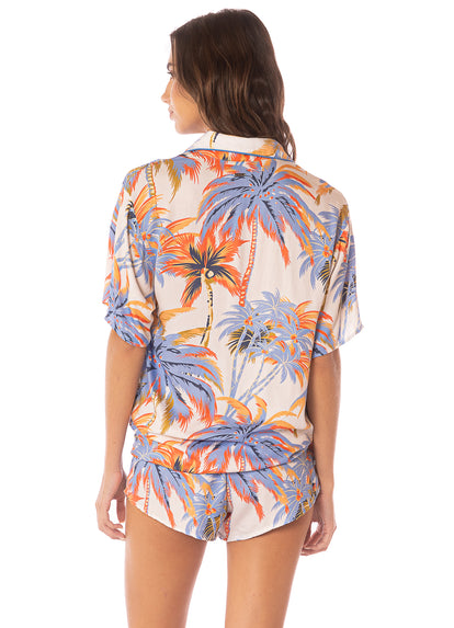  shorts from Maaji – Summer Palms Slumbers Short Sleeve Short Set – Category: Apparel , Accessories Clothing Sleepwear , Loungewear Pajamas