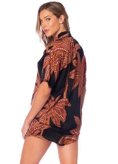  Foto de Nighty Palm Slumbers Short Sleeve Short Set by Maaji - Pijamas
