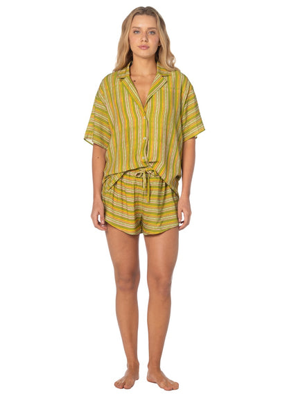 Thumbnail - Foto de Leafy Slumbers Sleeveless Short Set by Maaji - Pijamas - 4