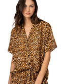 Maaji Brown None Slumbers Set Short Sleeve Short Set