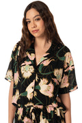 Maaji Black Slumbers Sets Short Sleeve Short Set