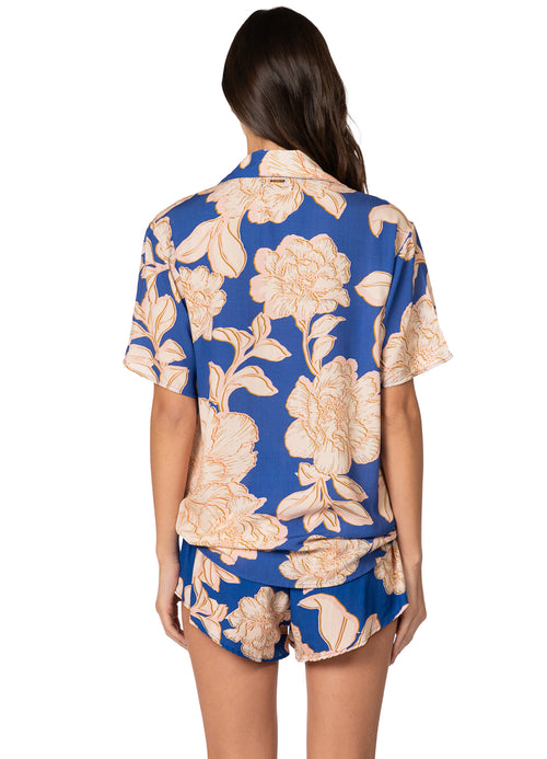 Hover image -  Foto de Coral Rainbow Slumbers Set Short Sleeve Short Set by Maaji - Pijamas