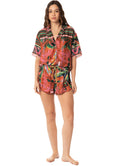 Maaji Red Slumbers Sets Short Sleeve Short Set
