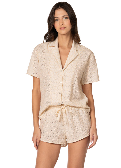 Main image -  Foto de Vainilla Sun Slumbers Set Short Sleeve Short Set by Maaji - Pijamas