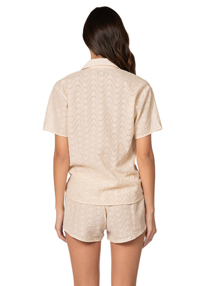  Foto de Vainilla Sun Slumbers Set Short Sleeve Short Set by Maaji - Pijamas