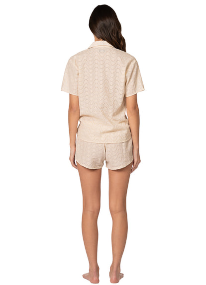  Foto de Vainilla Sun Slumbers Set Short Sleeve Short Set by Maaji - Pijamas