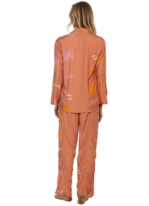 Hover image -  Maaji Pink Hollys Sets Long Sleeve Pant Set