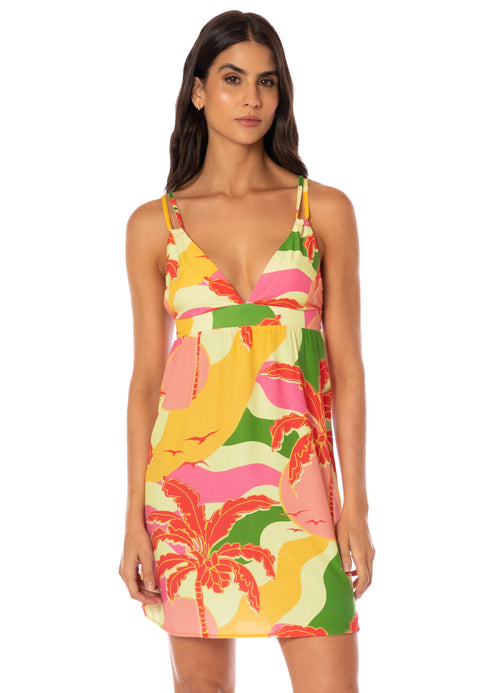 Main image -  dress from Maaji – Tropical Breeze Potential Short Dress – Category: Apparel , Accessories Clothing