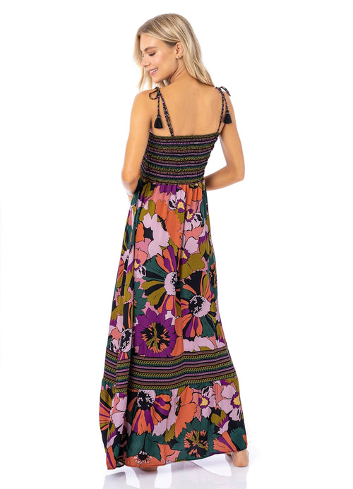 Hover image -  Maaji Retro Floral Bewitched Long Dress