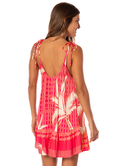 Thumbnail - Maaji Palm Excel Magnolia V Short Dress  - 2