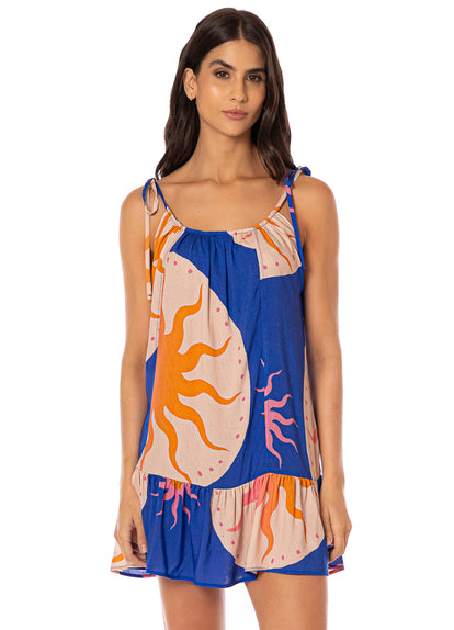 Thumbnail - dress from Maaji – Sunlit Bloom Magnolia V Short Dress – Category: Apparel , Accessories Clothing - 1