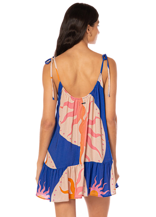 Hover image -  dress from Maaji – Sunlit Bloom Magnolia V Short Dress – Category: Apparel , Accessories Clothing