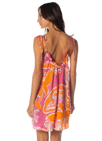  Maaji Flamingo Glow Magnolia V Short Dress 