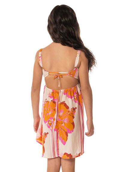 Thumbnail - Foto de Afterglow Mood Sapphire Girls Short Dress by Maaji - Ropa De Playa Para Niñas - Niñas - 2