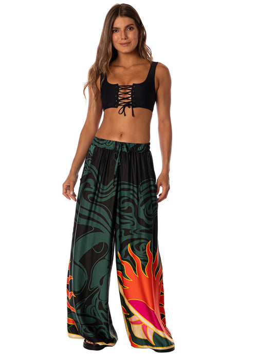 Main image -  pants from Maaji – Flamingo Night Ophelia V Pants – Category: Apparel , Accessories Clothing