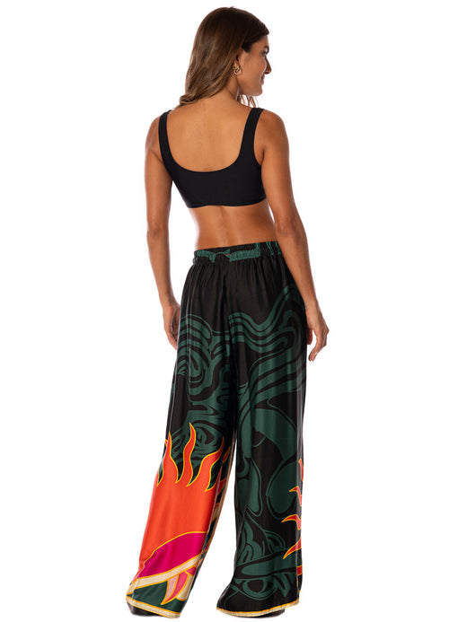 Hover image -  pants from Maaji – Flamingo Night Ophelia V Pants – Category: Apparel , Accessories Clothing