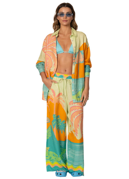 Foto de Pastel Mirage Ophelia Pants by Maaji - Pantalones - Ropa de Playa