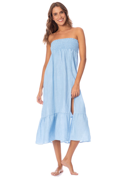  Foto de Stone Blue Aubrey Long Skirt by Maaji - Faldas - Ropa de Playa
