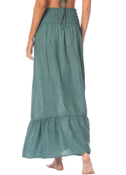  Foto de Eucalyptus Green Aubrey Long Skirt by Maaji - Faldas - Ropa de Playa