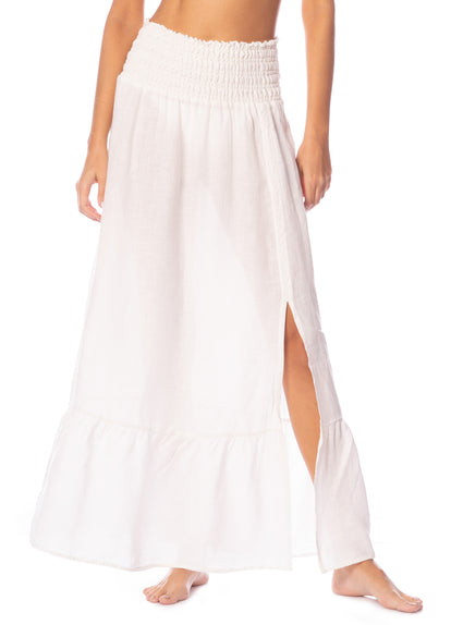  Foto de Antique White Aubrey Long Skirt by Maaji - Faldas - Ropa de Playa