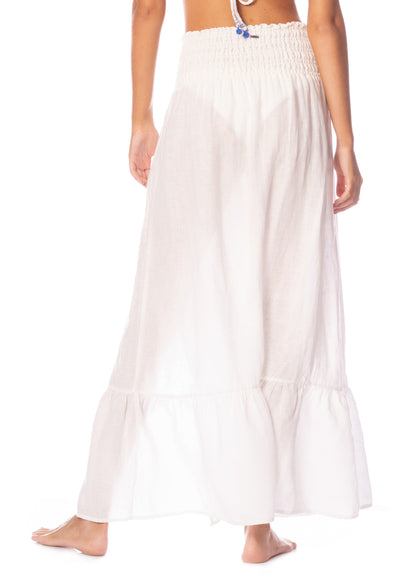  Foto de Antique White Aubrey Long Skirt by Maaji - Faldas - Ropa de Playa