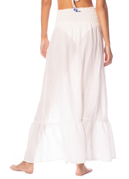 Thumbnail - Maaji Antique White Aubrey Long Skirt - 5