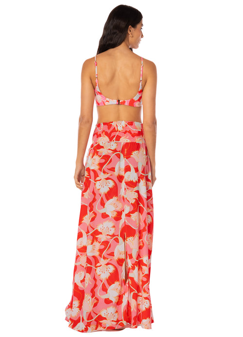 Hover image -  skirts from Maaji – Floral Rush Aubrey Long Skirt – Category: Apparel , Accessories Clothing